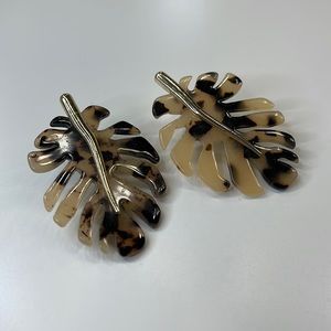 Palm Leaf Earrings